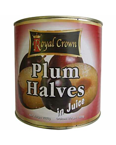 Royal Crown Red Plum Halves in Juice