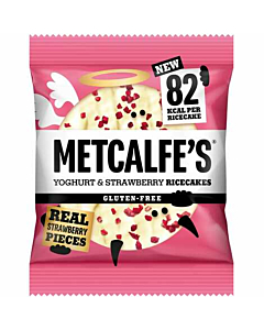Metcalfe's Yoghurt & Strawberry Rice Cakes