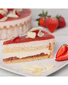Chantilly Patisserie Frozen Strawberry Prosecco Charlotte