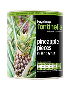 Fontinella Pineapple Pieces In Light Syrup