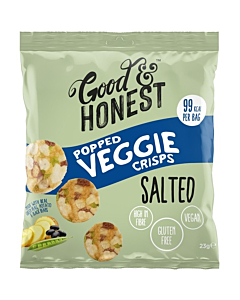 Good & Honest Popped Veggie Crisps Salted