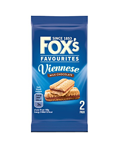 Fox's Favourites Milk Chocolate Viennese Biscuits