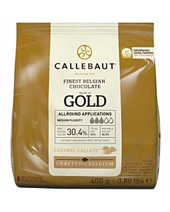 Callebaut Gold Chocolate Caramel Callets