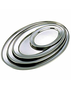 GenWare Stainless Steel Oval Flat 50cm/20"