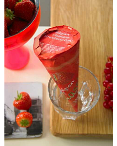 Cooldelight Classique Strawberry Ice Cream Cones