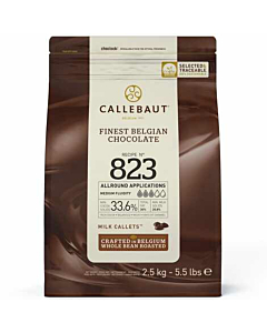 Callebaut 34% Milk Chocolate '823' Callets