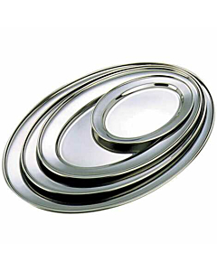 GenWare Stainless Steel Oval Flat 25.5cm/10"