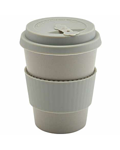 Grey Reusable Bamboo Fibre Coffee Cup 35cl/12.25oz
