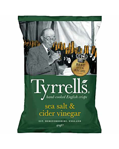 Tyrrells Sea Salt & Cider Vinegar Crisps