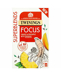 Twinings Superblends Focus Enveloped Tea Bags