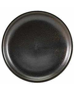 Terra Porcelain Black Coupe Plate 19cm