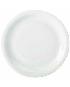Genware Porcelain Narrow Rim Plate 16cm/6.25"