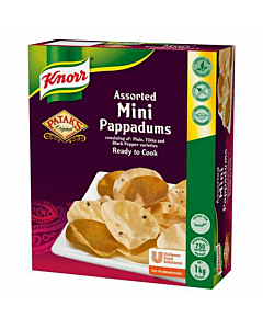 Knorr Patak's Assorted Mini Mixed Pappadums