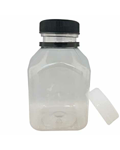 Jenpak Clear Square Juice Bottle 8oz/250ml