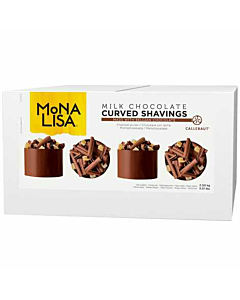 Mona Lisa Milk Chocolate Curved Shavings