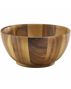 Acacia Wood Bowl 20Dia x 10cm