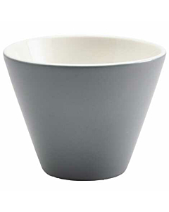 Genware Porcelain Graphite Conical Bowl 10.5cm/4"