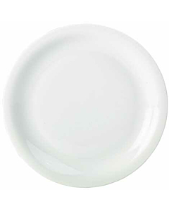 Genware Porcelain Narrow Rim Plate 26cm/10.25"