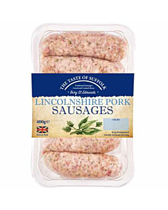 Taste of Suffolk Lincolnshire Pork Sausages