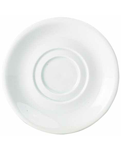 Genware Porcelain Double Well Saucer 15cm/6"