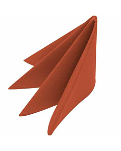 Swantex Terracotta Orange Ready Fold Swansoft Napkins 40cm