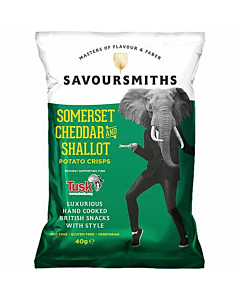Savoursmiths Somerset Cheddar & Shallot Crisps