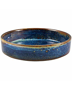 Terra Porcelain Aqua Blue Presentation Bowl 18cm