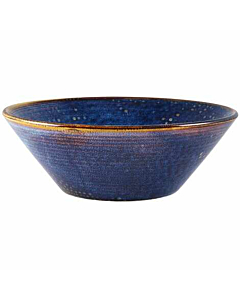 Terra Porcelain Aqua Blue Conical Bowl 19.5cm