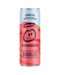 Innocent Bubbles Sparkling Apple and Berry Cans