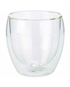 Double Walled Coffee Glass 25cl / 8.75oz