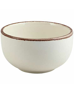 Terra Stoneware Sereno Brown Round Bowl 12.5cm