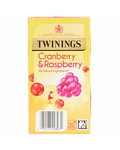 Twinings Cranberry & Raspberry Enveloped Tea Bags