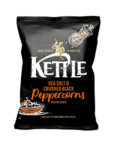 Kettle Sea Salt & Black Pepper Crisps