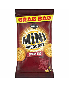 Jacobs Smoky BBQ Mini Cheddars Grab Bags