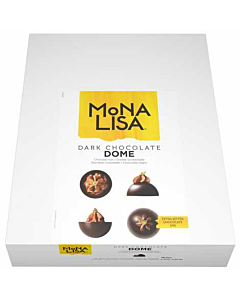 Mona Lisa Dark Chocolate Domes