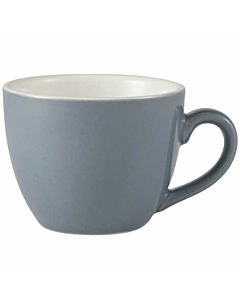 Genware Porcelain Grey Bowl Shaped Cup 9cl/3oz