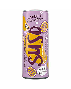 Suso Sparkling Mango and Passion Fruit Cans