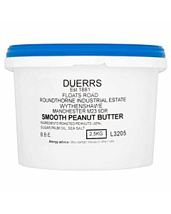 Duerr's Smooth Peanut Butter Tub