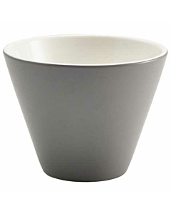 Genware Porcelain Slate Conical Bowl 10.5cm/4"