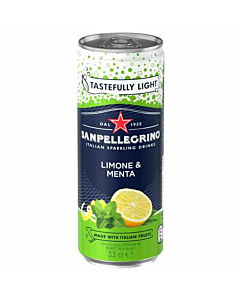 San Pellegrino Sparkling Lemon & Mint Drink