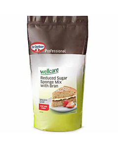 Dr. Oetker Wellcare Reduced Sugar Sponge Mix With Bran