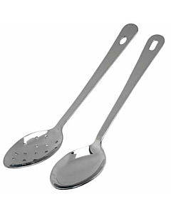 S/St.Perforated Spoon 14" With Hanging Hole
