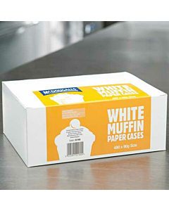 McDougalls White Muffins Paper Cases 90g