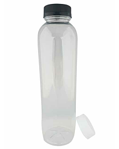 Jenpak Clear Round Juice Bottle 16oz/500ml