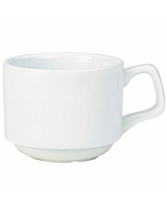 Genware Porcelain Stacking Cup 17cl/6oz