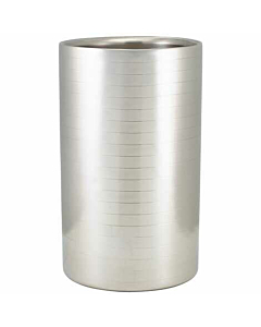 GenWare Ribbed Stainless Steel Wine Cooler