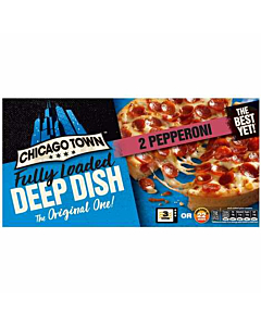 Chicago Town Frozen Deep Dish Pepperoni Pizzas