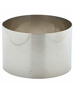 Stainless Steel Mousse Ring 9x6cm