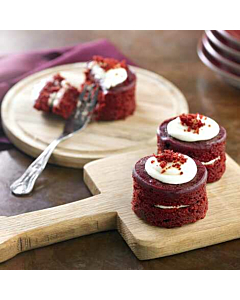 Handmade Cake Frozen Vegan Red Velvet Mini Cakes