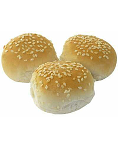 Barkers Mini Sesame Seed Topped Burger Buns 2inch/5cm